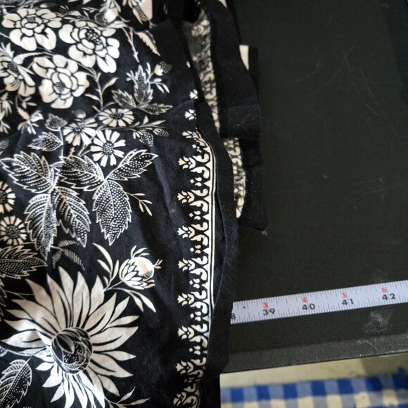 The Limited Dark Floral Babydoll Mini Dress Size 10 Whimsigoth Fairy Grunge Y2K - Picture 8 of 11